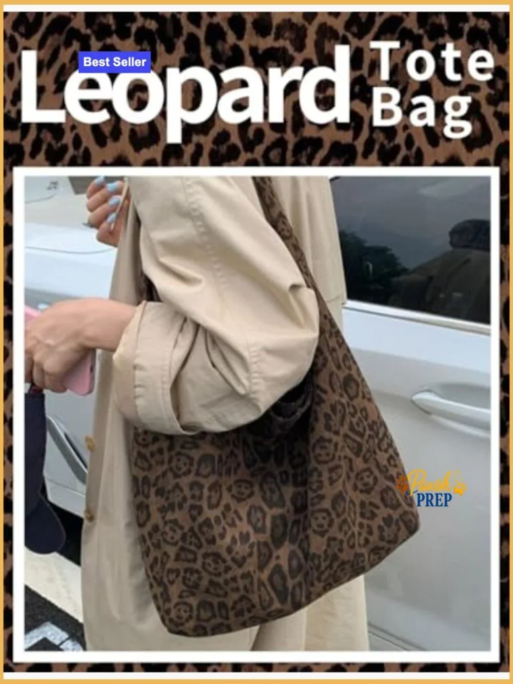 Large Capacity Hobo Shoulder Bag with Zipper Closure